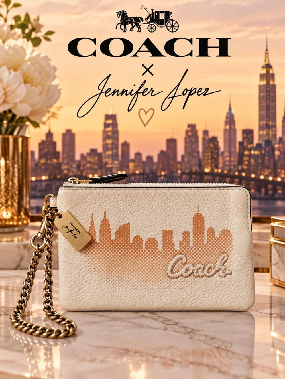 Coach x Jennifer Lopez Wristlet